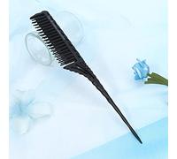 Tbest Produits de Soins Capillaires Coiffure Structurée Handle Non Glissée Poirée de Bite Pointue Hair Soulting Design For Hairdressing Salon Utiliser 3 Lignes de Ridge Teeth 4 Couleurs Disponibles