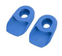 Tbest Protecteur de Couverture de la Manivelle de Vélo 2pcs (Blue)