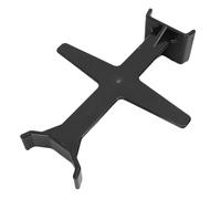 Tbest Protection de Fourche de Moto en Plastique, économiseur de Vélo Hors Route, Support de Suspension Voyage (Black)