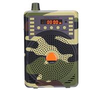 Tbest Rappel d'oiseaux électronique portable, haut-parleur de chasse en plein air, appels d'oiseaux de chasse, haut-parleur MP3, kit de télécommande (prise européenne)
