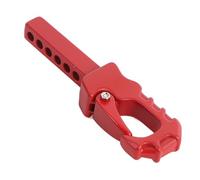 Tbest RC Trailer Hook, Universality Easy Control Trailer Hitch Tow Crochet pour 4101 4102 4082 1/10 1/8 RC Crawler (Rouge)