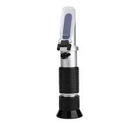 Tbest Réfractomètre Antigel avec Corps en Aluminium | Compensation automatique de la température, conception compacte, poignée antidérapante, oculaire souple, bouton de