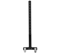 Tbest Règle d'arc en T, Règle D'assistance au Tir à l'arc en Acier Inoxydable avec échelle Premium, Adaptée à l'arc Classique composé, Chaque Archer Doit en Avoir Une dans Sa Boîte à (Black)