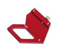 Tbest Règle de Traçage Multifonctionnelle pour le Travail du Bois, Outil de Mesure Multi-angle à 45/60/90 Degrés avec Alliage d'aluminium pour le Marquage du Charpentier et du Bricolage (Bloc de