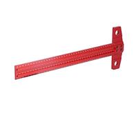 Tbest Règle de Type T de 300mm, Jauge de Marquage en Aluminium à Angle Droit pour le Travail du Verre et du Bois avec des échelles Claires et un Design Multifonctionnel (400 mm)