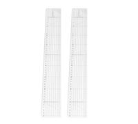 Tbest Règles de Quilting, Acrylique 5x50cm pour Couture Précise | Fournitures de couture professionnelles, conception antidérapante, matériaux durables, efficaces pour les projets de