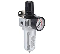 Tbest Régulateur comprimé Sfr300 combiné avec Manomètre et Séparateur pour Systèmes Pneumatiques en Alliage d'aluminium, Contrôle de Pression (SFR400)
