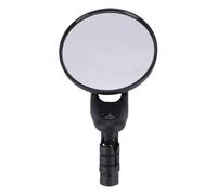 Tbest Rétroviseur de Vélo de Route, Bouchon de Barre d'extrémité de Guidon, Rétroviseur Sûr, Rotatif à 360 Degrés, Longueur Réglable, Grand Angle pour les Cyclistes, Alliage