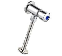 Tbest Robinet de Chasse d'urinoir de Type Bouton-poussoir, Robinet de Chasse Manuel en Acier Inoxydable avec Revêtement PVD, d'eau Haute Pression en une étape pour le Remplacement des Toilettes