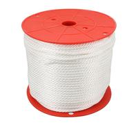 Tbest Rope de Démarreur Tenacité élevée Cordon de Traction de Fibre de Fibre Remplacement Durable pour GX160 GX200 GX240 GX270 GX340 GX390 MOTEUR 328.1ft Longueur (5 millimètres)