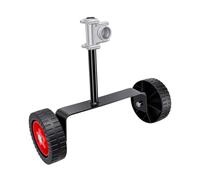 Tbest Roues de Soutien Ajustables pour Débroussailleuse, Support Auxiliaire avec Support Métallique pour Arbre de 26mm 28mm Tondeuses à Gaz et électriques