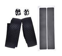 Tbest Ruban de Guidon de Vélo Antidérapant, Absorption des Chocs, Ruban de Poignée de Guidon de Vélo de Montagne avec Adhésif pour Accessoires de Cyclisme de de Route (BLACK)