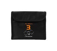 Tbest Sac DE SÉCURITÉ pour Batterie, Grand Pochette DE Rangement pour 3 Batteries Verser 3 Accessoires D'AÉROMODÉLISME