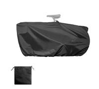 Tbest Sac de Voyage pour Vélo, Mallette de Transport Portable avec Bandoulière et Poche Externe pour Transfert de Vélo, Voitures, Trains, Métros (Non Pliable)