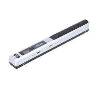 Tbest Scanner Portable Scanner Portable de Documents Baguette de Numérisation 900 DPI A4 Couleur Photo Numérisation d'image JPG PDF USB 2.0 32 Go Prise en Charge de la Carte (Silver)
