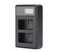 Tbest SEIVI Portable LCD Quantité électrique Affichage du Chargeur de Batterie de Caméra à Double Emplacement pour NP FW50 A6300 A6500 A6000 A7R A7 Activités de Voyage Parfaites