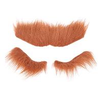 Tbest Sentille de Moustaches Brunes Immeubles pour des Performances de Festival et une Robe D'anniversaire