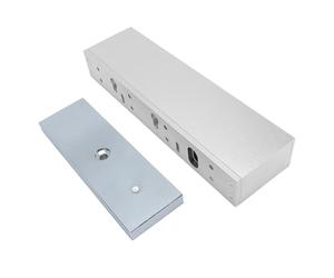 Tbest Serrure Magnétique électrique 500 Kg 1200 LBS Force de Maintien Serrure électromagnétique en Alliage d'aluminium 12 V Mode NC de sécurité Intégrée pour Portes -feu en Bois, Verre et Métal