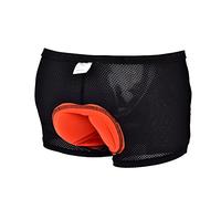 Shorts de Cyclisme pour Hommes Femmes, 3D Gel Rembourré Cyclisme Shorts, Unisexe Vélo Équitation sous-vêtements Shorts Pantalon Respirant Séchage Rapide (M)