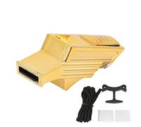 Tbest Sifflet D'arbitre [Marque] Sifflet D'entraîneur de Sport de Basket-Ball de Volley-Ball Résine ABS Double Chambre à Air Son Clair et Fort avec Cintre en (Gold)