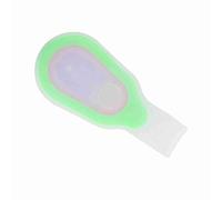 Tbest Silicone LED Running Light Vert Clip-On pour Cyclisme | Conception légère, adaptée au jogging et à la randonnée, lampe flash d\'avertissement pour sac à dos, amélioration de la