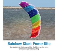 Tbest Sport Kite with Dual Line, 2.7m Colorful Design (1.4m/55in)