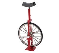 Tbest Superbe modèle de monocycle en alliage, jouet d'ornement de vélo à roue unique, détails du design, collection idéale ou