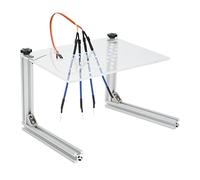 Tbest Support de Cadre BDM LED argenté, Outil de Programmation ECU Multifonction avec 4 Broches de Sonde pour Véhicule