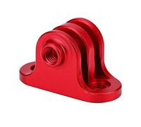 Tbest Support de Caméra de Vélo en Alliage D'aluminium avec 3 Vis pour Installation de Caméra d'action Bryton (Rouge)