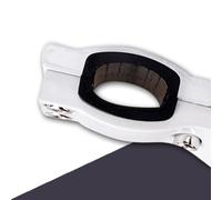 Tbest Support de Coup de Pied de Vélo en Aluminium Réglable pour Le Vélo de Route de Montagne, Support Permanent du Parc à pour Les Amateurs de Cyclisme, Couleur Blanche, 34,5-40 * 4,5 Cm, adapté à