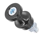 Tbest Support de Crochet de Treuil, Support de Corde Robuste en Acier Résistant à L'épreuve des Boulons pour Treuils Semi-Liaison à en Forme de U de 3/8 Pouces 1/2 Pouces, Fixation (Black)