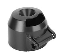 Tbest Support de Dosette de Jauge ABS Noir 60mm, Support de Montage de Tableau de Bord de Compteur de Voiture adapté aux Jauges, Accessoire de Protection Automobile Durable