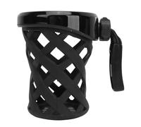 Tbest Support de Gobelet pour Moto, Conception en Aluminium Léger (Black) | Installation facile, Convient à Gold Wing 2018-2023, Matériau en caoutchouc durable, Options de stockage polyvalentes