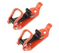 Tbest Support de Montage de Toit pour Pelles, Kit de Pince en Métal et | Alliage de zinc robuste, Capacité de charge 62 lb, Pour outils de 0,67 à 1,57 pouces, Installation facile sur plane,