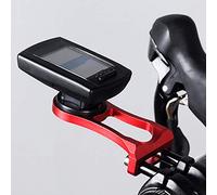 Tbest Support de Montage d'ordinateur de Vélo en Métal Durable pour Support de Guidon Bryton, Ajustement Universel, Conception de Tige à Double Boulonnage (Rouge)