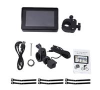 Tbest Système de Caméra de Recul pour Vélos avec Moniteur 5 Pouces, Résolution 1920 X 1080, Grand Angle de Vision de 110 Degrés, Batterie 12 Heures, Compatible avec Mountain Road