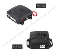 Tbest Système de Protection de sécurité D'alarme de Voiture Universel, Entrée sans clé avec 2 Télécommandes, Sirène, Armement Multi-Niveaux Haute fiabilité pour Les Véhicules,