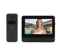 Tbest Système de Sonnette Vidéo sans Fil 1080P HD Nuit 4.3 Pouces écran Couleur IP65 étanche Bidirectionnel Parler Porte Téléphone Kit pour la sécurité à Domicile des Personnes âgées