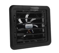 Tbest Système de Ventilation Efficace pour Ventilateur Latéral de Camping-car, Compact et Durable (BLACK)