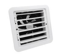 Tbest Système de Ventilation Efficace pour Ventilateur Latéral de Camping-car, Compact et Durable (WHITE)