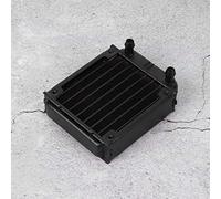 Tbest Systèmes de Refroidissement par Eau, Système de Refroidissement par Eau Noire de Radiateur Refroidi à l'eau PL180A pour Dissipateur Thermique d'ordinateurs PC