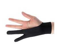 Tbest Tablet Drawing Glove, Anti Smudge 2 Finger Design (S)