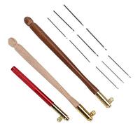 Tbest Tambour Broderie H Crochet Crochet Loquet Aiguille Perlée pour Broderie Perles Tricot Bricolage Outil de Couture