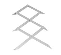 Tbest Tige de Centrage en Acier Inoxydable 3 Points, Outil de Mesure pour | Equidistant layout for welding, woodworking, cabinets, iron construction, art project alignment