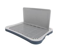 Tbest Toilette de Dressage pour Chien pour Potty Portable pour Chiot | Matière plastique, conception en pour un nettoyage facile, personnalisé au mur, résistant à la mastication, adapté à