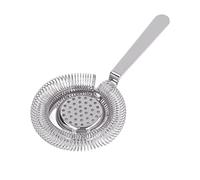 Tbest Un Outil Professionnel pour Filtrer les Barres en Acier Inoxydable pour Un Matériau de Restauration de barman: Acier Inoxydable (SILVER)