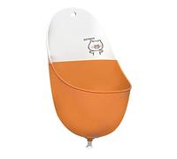 Tbest Urinoir pour bébé pour Garçons Urinoir d'apprentissage de la propreté Portable Pliable en PP TPR avec Crochets et Bouchons de Drainage Capacité de 2 Bouteilles Léger adapté aux Voyages