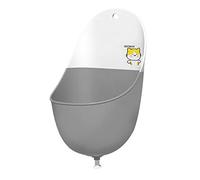 Tbest Urinoir pour bébé pour Garçons Urinoir d'apprentissage de la propreté Portable Pliable en PP TPR avec Crochets et Bouchons de Drainage Capacité de 2 Bouteilles Léger adapté aux Voyages (Chat