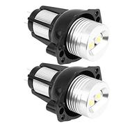 Tbest veilleuse e91,Yeux d'ange de voiture, lampe à LED, lumière LED, 2 pièces 12W LED Angel Eyes Halo anneau de marqueur replacement pour E90 E91 05-08 lampes automatiques