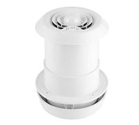 Tbest Ventilateur de Camping-car 12V 4000R/min 200CFM, Blanc, Montage au Plafond, avec Hauteur Réglable, pour Van, Remorque, Camping-car